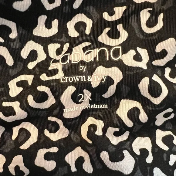 Woman’s Cabana by Crown & Ivy Leggings size 2X - Picture 2 of 4